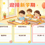 2026二年级开学手抄报简单