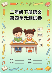 2026二年级下册第四单元语文测试卷（二）